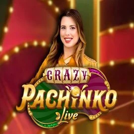 Crazy Pachinko online game logo by Evolution on megaabet.nl