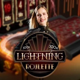 Lightning Roulette casino game by Evolution – featured logo at Megabet Casino