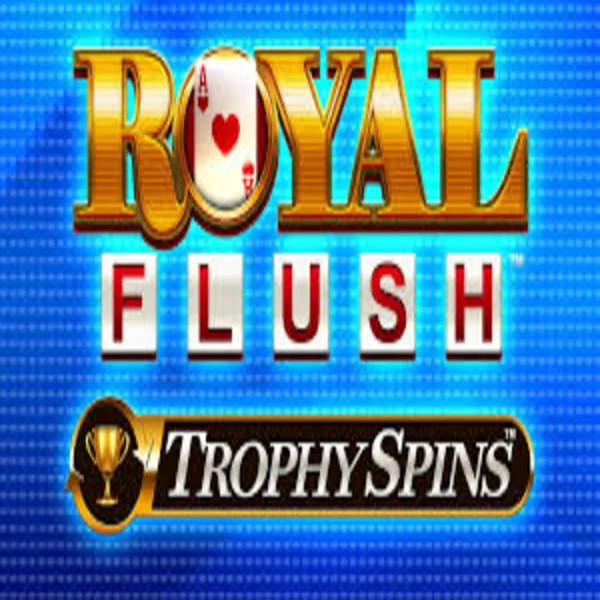 Royal Flush Trophy Spins logo by Greentube Megabet Casino
