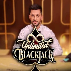 Unlimited Blackjack by Ezugi, showcased at megaabet.nl – game logo